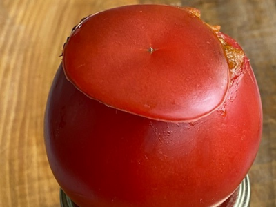 Recette de tomates farcies à la chiquetaille de hareng-saur