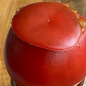 Recette de tomates farcies à la chiquetaille de hareng-saur