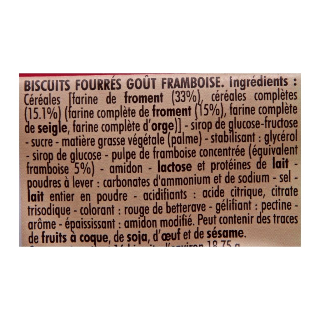 BISCUITS FOURRÉS GOÛT FRAMBOISE-PAR BN-LEPICERIE NOUVELLE