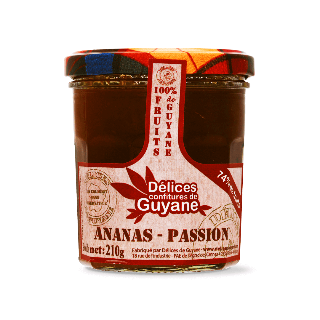Confiture Ananas Passion - Délices de Guyane - L'Épicerie Nouvelle