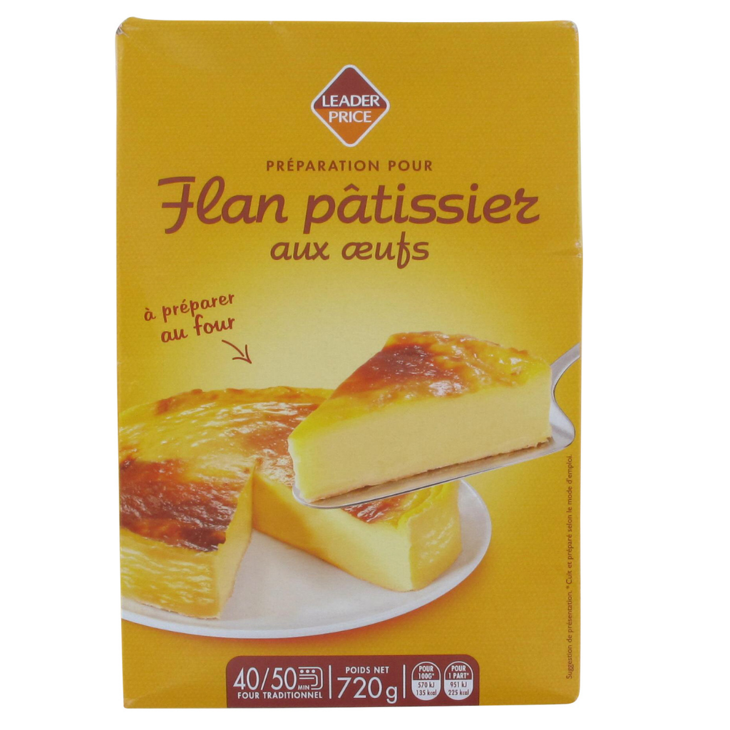 Egg pastry flan