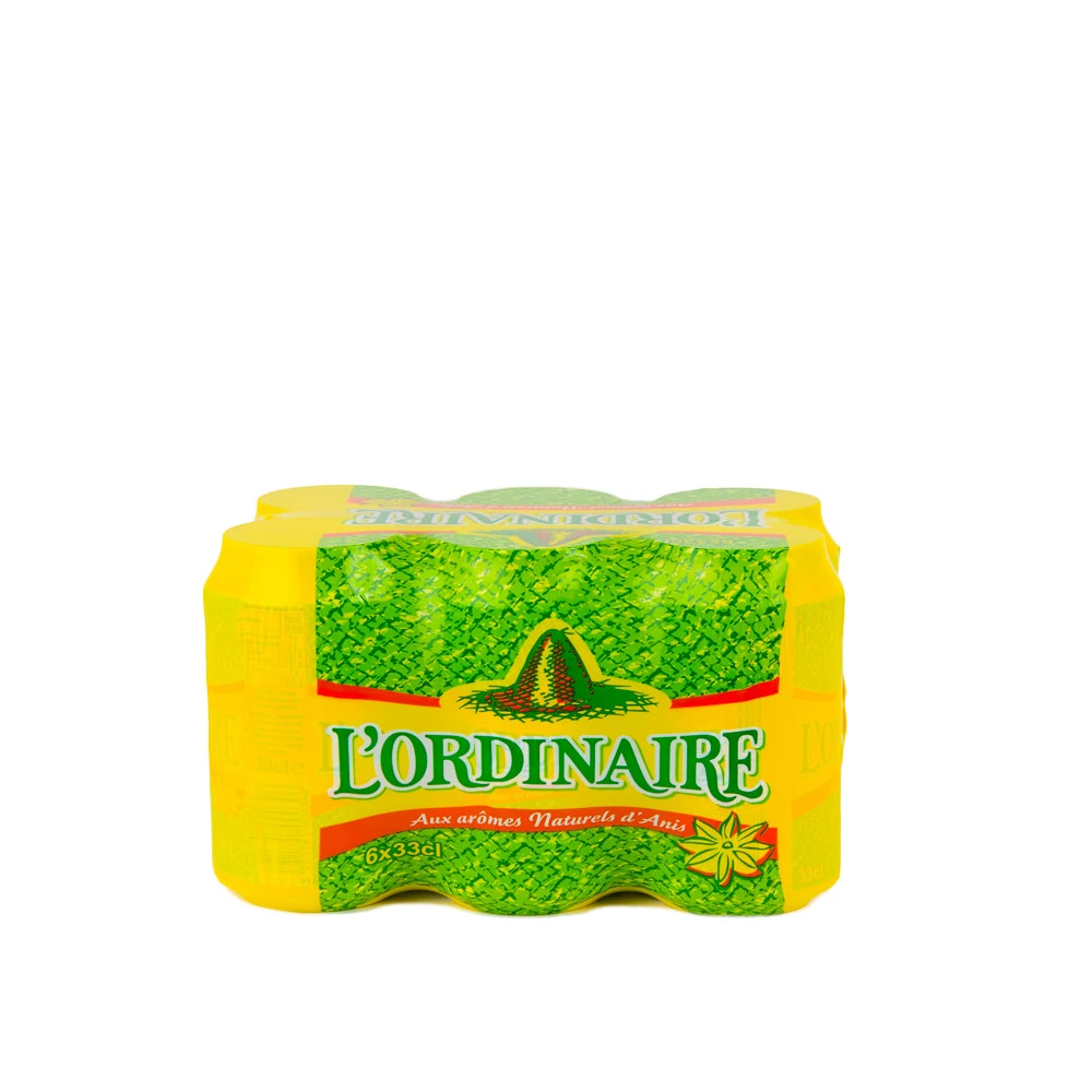 Ordinary anise soda - pack of 33cl X 6
